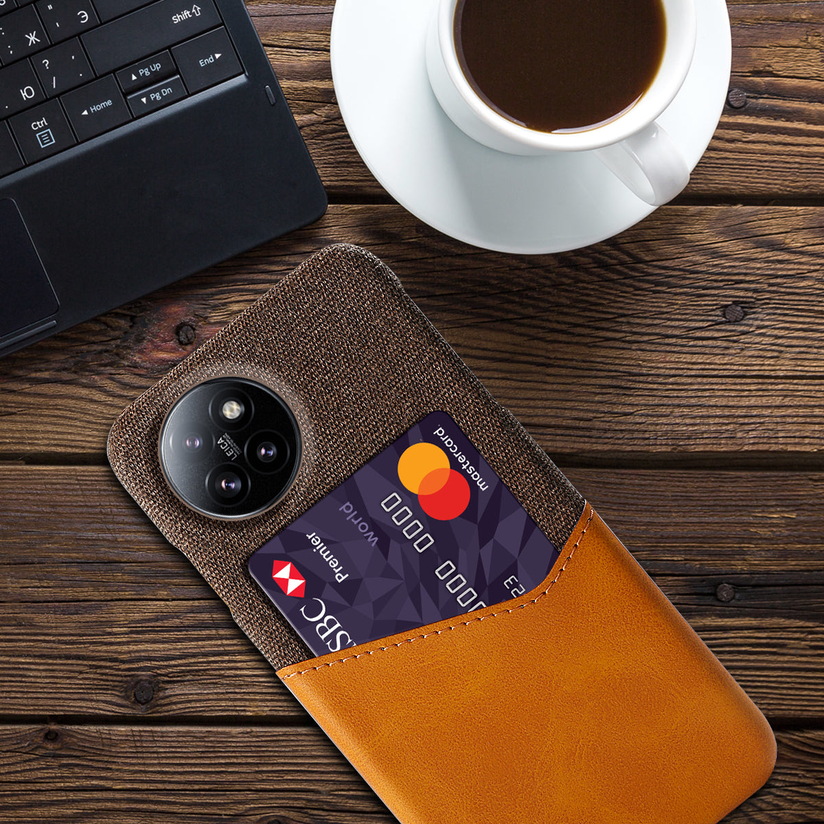 For Xiaomi Civi 4 Pro 5G Case Leathe+PC Cloth Texture Phone Cover with Card Slot For Xiaomi Civi 4 Pro 5G Case Leathe+PC Cloth Texture Phone Cover with Card Slot